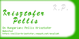 krisztofer pellis business card